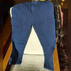 Scotch & Soda Hickory Stripe Cargo Pants in Blue
